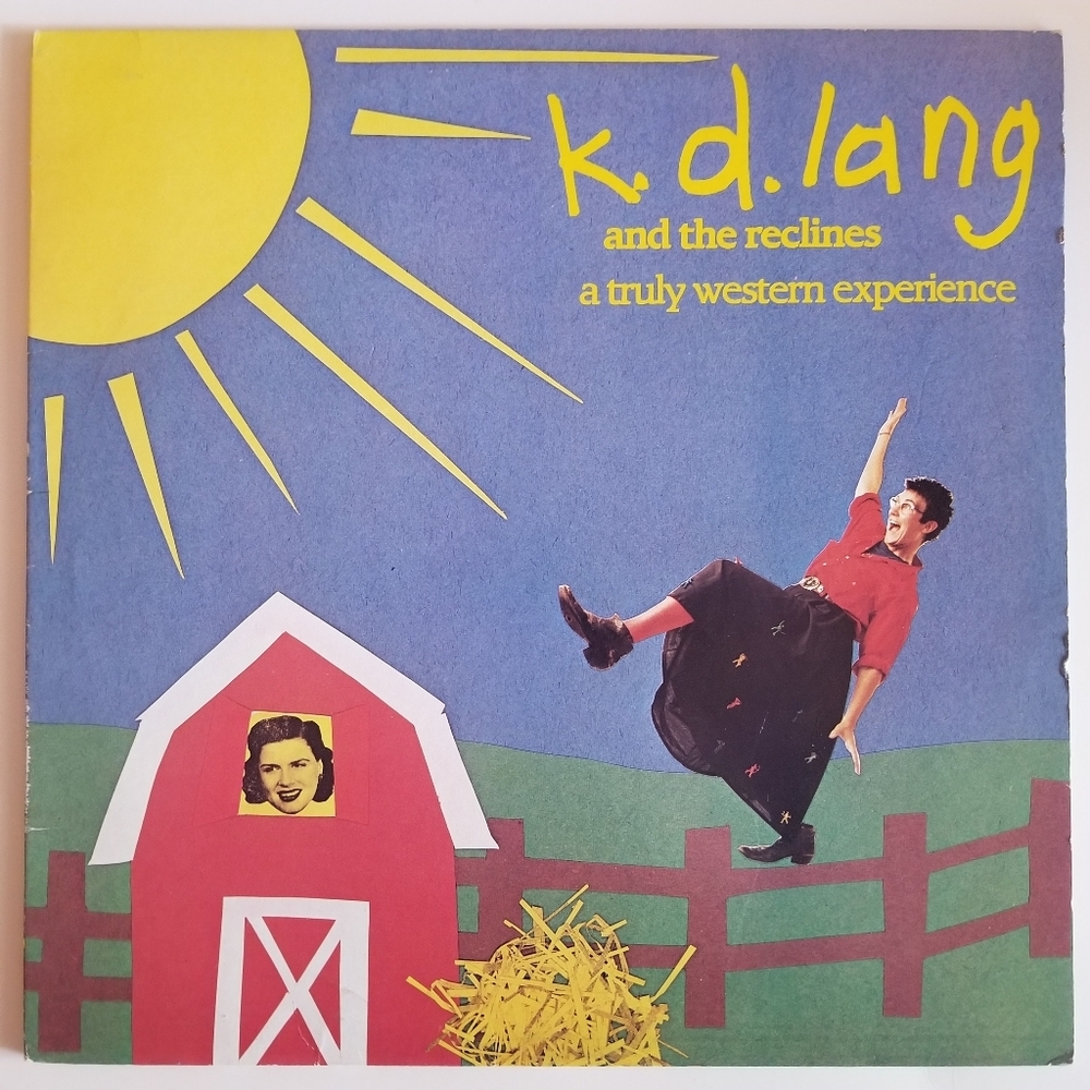 K.D. Lang and the Reclines A Truly Western Exp. Vinyl LP ⏺3/$40+Free Shipping!🚚